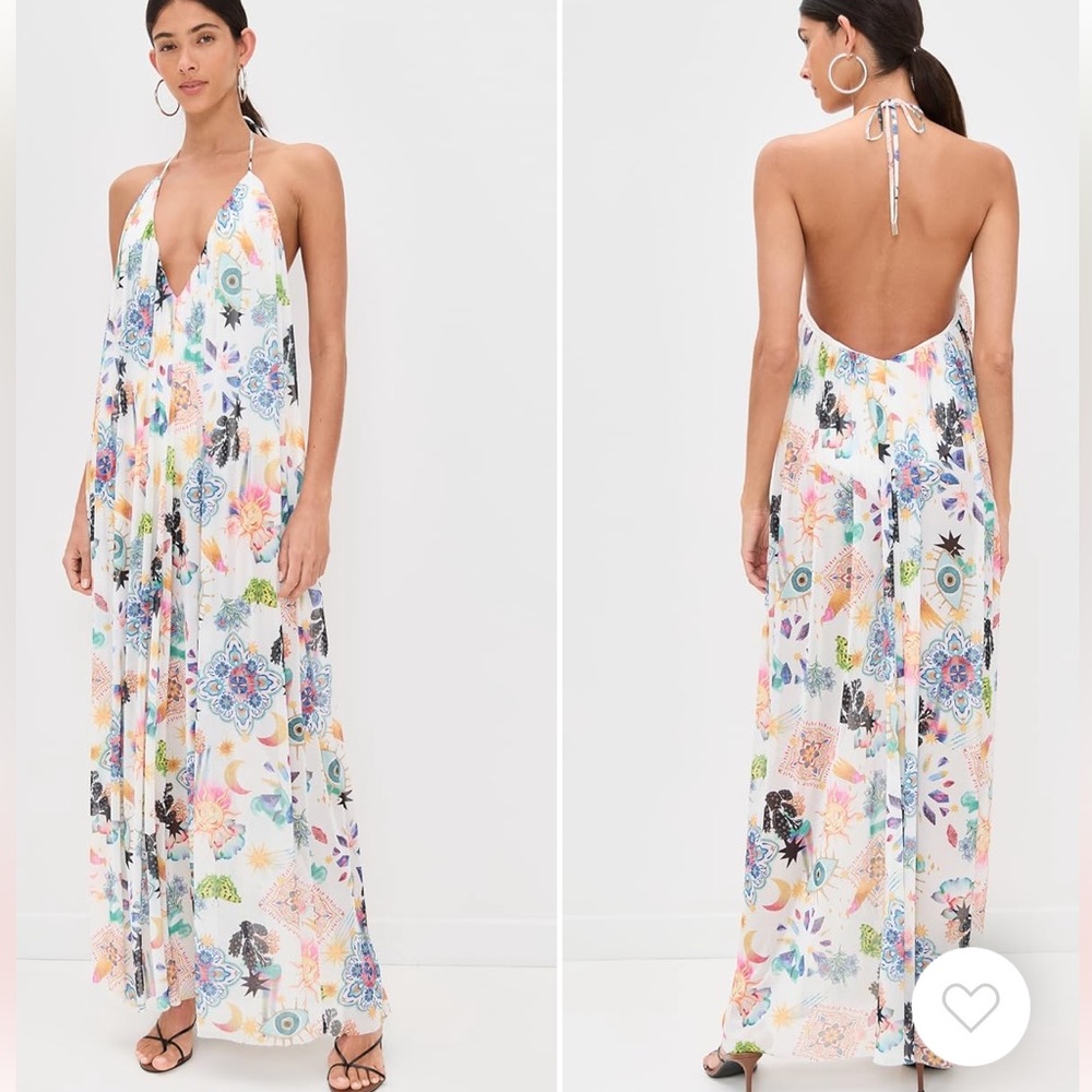 NWT AFRM Evil Eye Maxi Dress